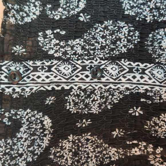 Route 66 Black & White Spaghetti Tank Top - Picture 4 of 7